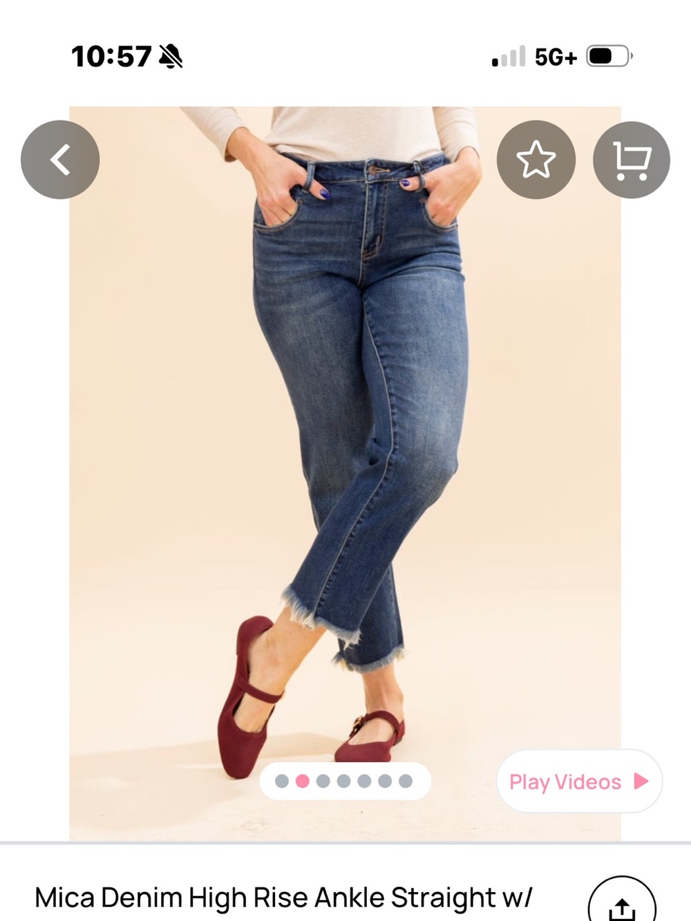 NWT Mica size 5/27 jeans